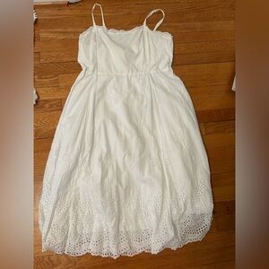 GAP White Eyelet Dress